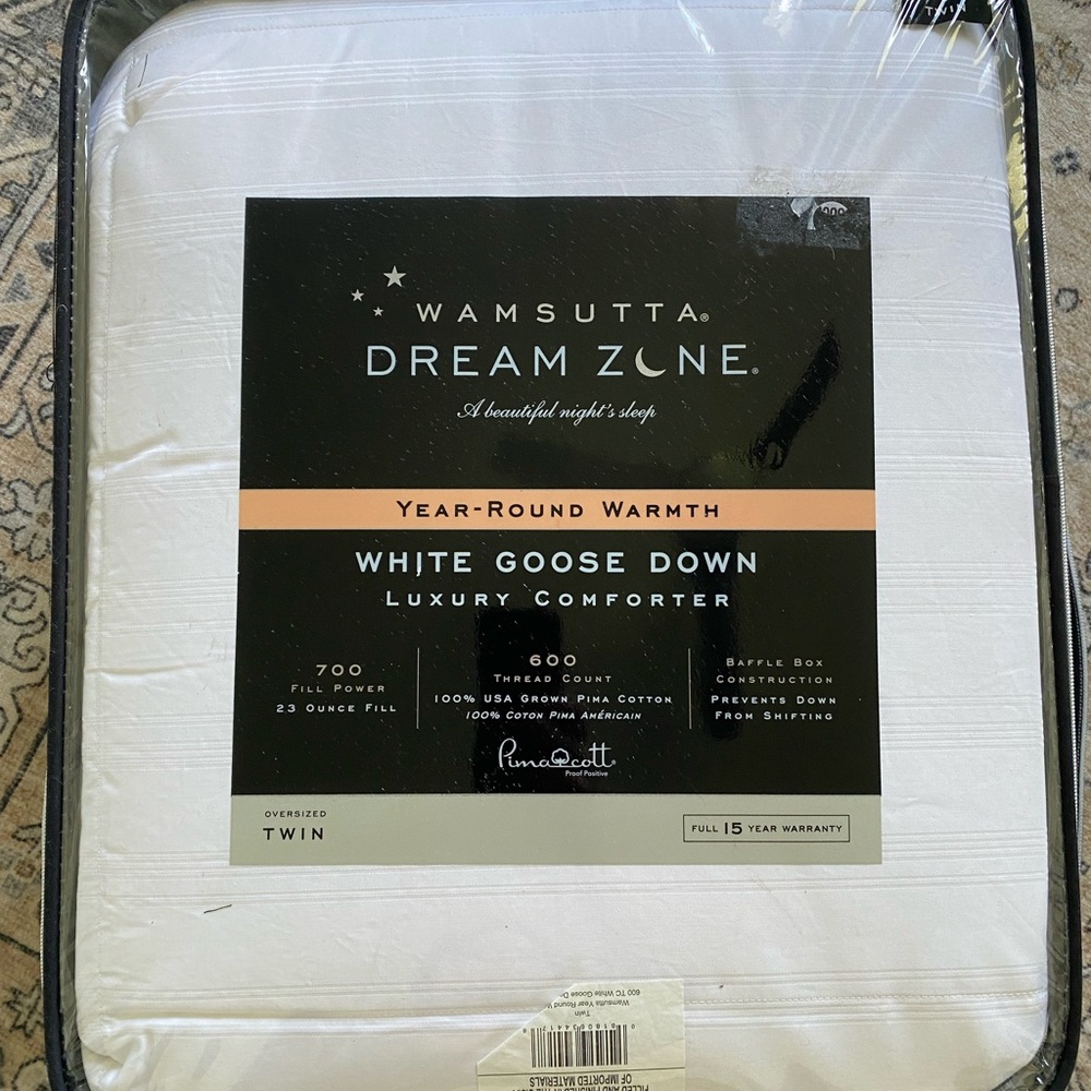 Wamsutta White Comforter Premium Bedding